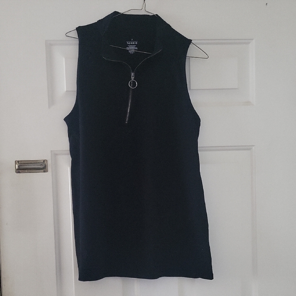 Torrid Black Sleeveless Top